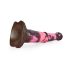Bad Horse - Silikonski dildo 24cm (smeđa-ružičasta)