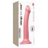 Strap-on-me Metallic Shine M - koži prihvatljiv dildo (metalno ružičasta)