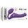 Strap-on-me M - bežični strap-on vibrator (ljubičasti)