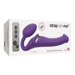   Strap-on-me M - vibrator bez naramenica - srednji (ljubičasti)