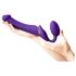 Strap-on-me M - bežični strap-on vibrator (ljubičasti)