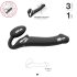 Strap-on-me M - strap-on vibrator - srednji (crni)