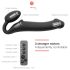 Strap-on-me M - strap-on vibrator - srednji (crni)