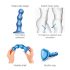 Strap-on-me Balls S - loptasti dildo s vakuumskom bazom (plavi)