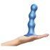 Strap-on-me Balls L - kuglasti dildo s vakuumom (plavi)