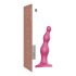 Strap-on-me Beads S - perlasto dildo s vakuumskim držačem (ružičasti)