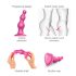 Strap-on-me Beads S - perlasto dildo s vakuumskim držačem (ružičasti)