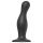 Strap-on-me Curvy L - valoviti dildo s vakuumskom bazom (crna)