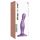 Strap-on-me Curvy S - valoviti dildo s vakumom (ljubičasta)