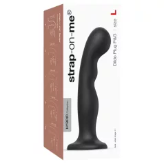   Strap-on-me - dildo sa zavijenim oblikom i vakuumskom bazom - crni