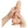 Strap-On-Me M - dvostruki sloj, dildo s vakuumskom bazom (prirodna boja)