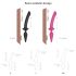 / Strap-on-me Swith Semi-Realistic S - 2u1 silikonski dildo (crni)