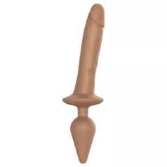   Strap-on-me Swith Realistični L - 2u1 silikonski dildo (prirodni)