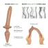 Strap-on-me Switch Realistic L - 2u1 silikonski dildo (prirodne boje)