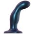 Strap-on-me Snaky M - zakrivljeni analni dildo (plavi)