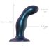 Strap-on-me Snaky M - zakrivljeni analni dildo (plavi)