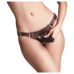 Strap-on-me - gaćice za strap-on XS-XXL (smeđa)