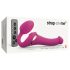 Strap-on-me S - Podesivi zračni vibrator (ružičasti)