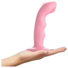   Strap-on-me M - vodootporni vibrirajući G-točka vibrator (ružičasti)