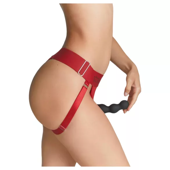Strap-on-me - remen za dildo na vezanje - podesiva veličina XS-XXL - crveni