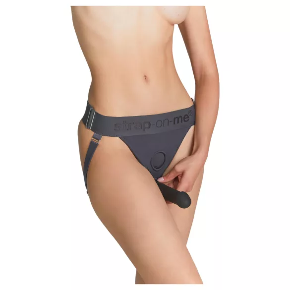Strap-on-me - pojas za dildo s remenom - podesiva veličina XS-XXL - siva