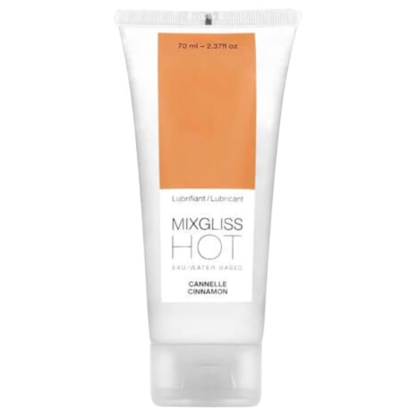 Mixgliss Hot - zagrijavajući lubrikant s okusom cimeta, 70ml