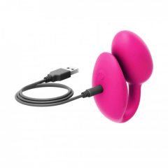   Love to Love Wonderlove - punjivi radio 2u1 vibrator za klitoris (ružičasti)