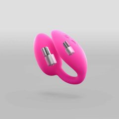   Love to Love Wonderlove - punjivi radio 2u1 vibrator za klitoris (ružičasti)