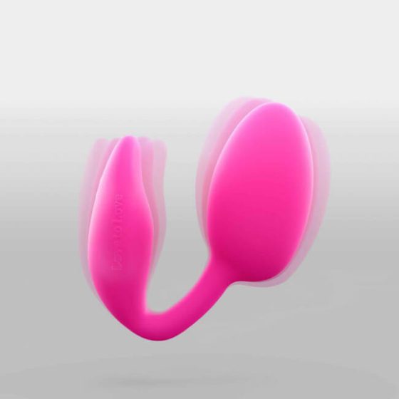 Love to Love Wonderlove - punjivi radio 2u1 vibrator za klitoris (ružičasti)