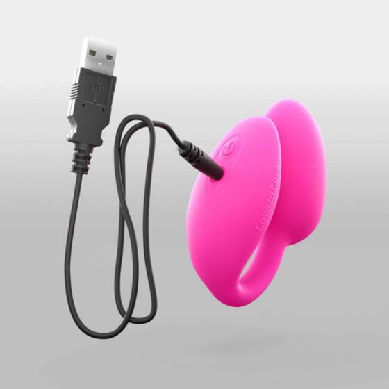 Love to Love Wonderlove - punjivi radio 2u1 vibrator za klitoris (ružičasti)