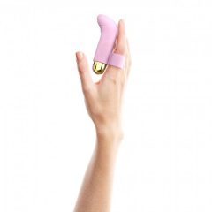   Love to Love Touch Me - punjivi vibrator za prste (ružičasti)