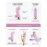 Love to Love Touch Me - punjivi prstni vibrator (ružičasti)
