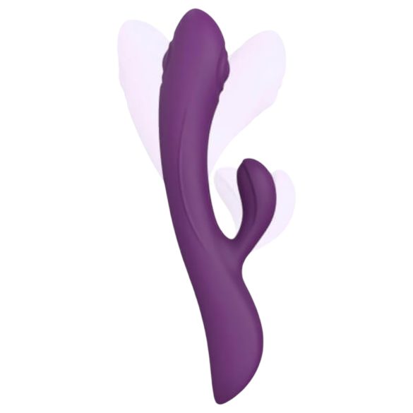 Love to Love Bunny&Clyde - pulsirajući vibrator s rukohvatom za klitoris (ljubičasti)