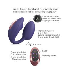   Love to Love Wonderlover - vibrator za G-točku koji stimulira klitoris (ljubičasti)