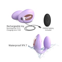   Love to Love Wonderlover - vibrator za G-točku koji stimulira klitoris (ljubičasto)