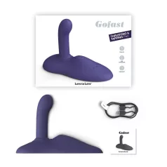   Love to Love GoFast - vibrator za G-točku i klitoris s vakuumskim postoljem (plavi)