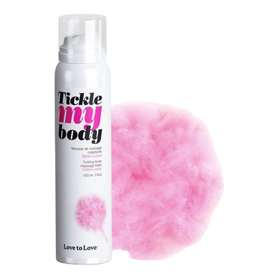 Tickle my body - pjena za masažu - šećerna vuna (150ml)