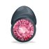 Dorcel Geisha Plug Ruby M - crni analni plug s ružičastim draguljem