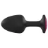 Dorcel Geisha Plug Ruby L - crni analni plug s ružičastim kamenom