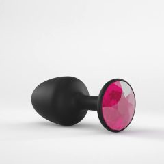   Dorcel Geisha Plug Ruby L - analni dildo od ružičastog kamena (crni)