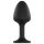 Dorcel Geisha Plug Diamond XL - analni plug s bijelim kamenom (crni)