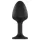 Dorcel Geisha Plug Diamond XL - analni plug s bijelim kamenom (crni)