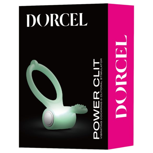 Dorcel - vibracijski penis prsten koji svijetli u mraku - bijeli
