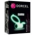 Dorcel - svjetleći vibrirajući prsten za penis (bijeli)