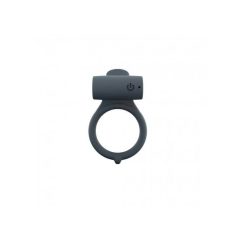   Dorcel Power Clit Plus - punjivi, vibrirajući prsten za penis (crni)