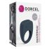 Dorcel Masterring - sivi vibrirajući prsten za penis, punjiv
