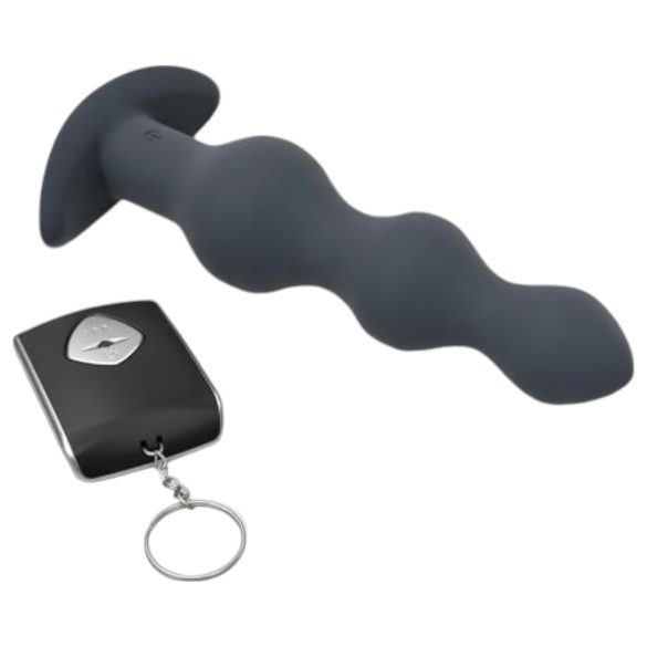 Dorcel Deep Secret M - crni akumulatorski analni vibrator s daljinskim upravljanjem
