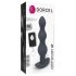 Dorcel Deep Secret M - crni akumulatorski analni vibrator s daljinskim upravljanjem