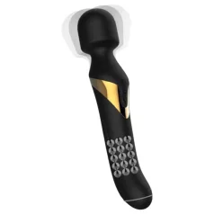   Dorcel - masažer i vibrator 2u1 - dvostruki užitak - silikon crni