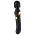 Dorcel Dual Orgasms Gold - 2u1 masažni vibrator (crni)